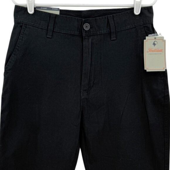 Hallstatt Men's Stretch Standard Fit Tapered Black Chino Pants Size 32x32 NWT - Picture 3 of 9